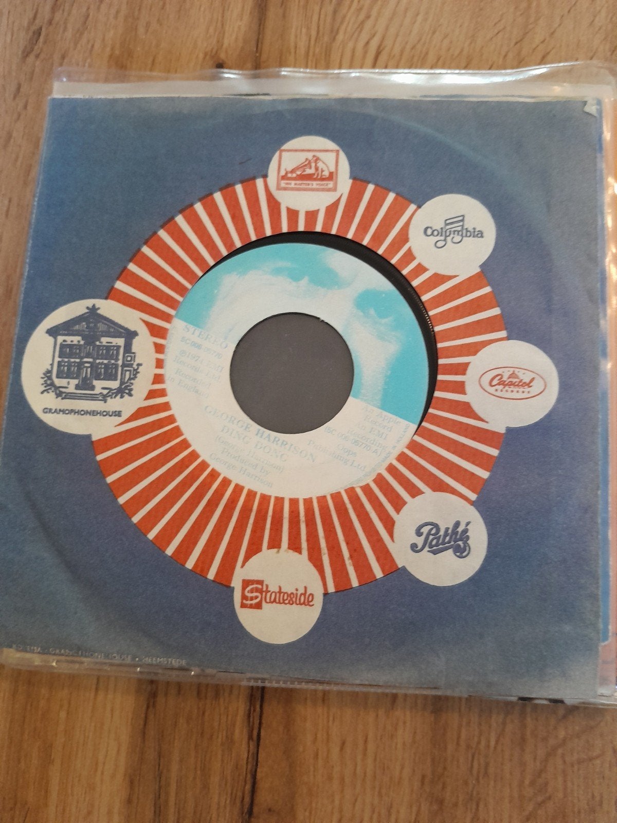 george harrison 7 inch ding dong, Ophalen of Verzenden, Zo goed als nieuw, Pop