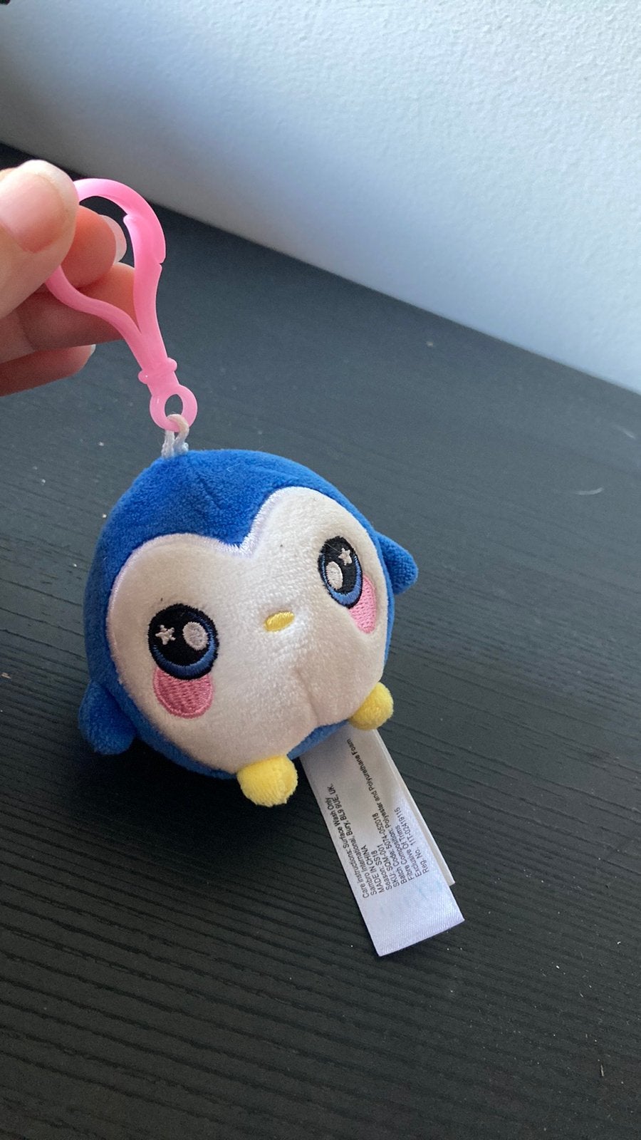 Squeeze knijp knuffeltje / met clip, Kinderen en Baby's, Speelgoed | Knuffels en Pluche, Ophalen of Verzenden, Zo goed als nieuw
