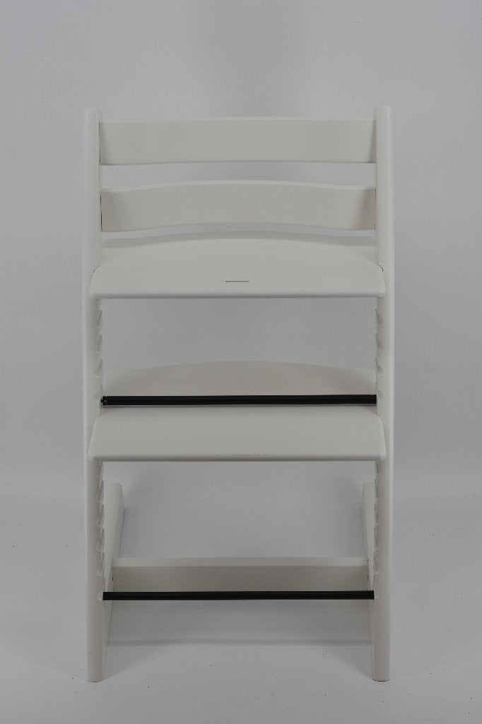 Stokke Tripp Trapp Wit – Tripp Trapp Refurbished model, Ophalen of Verzenden, Zo goed als nieuw, Meegroeistoel, Aanschuifbaar