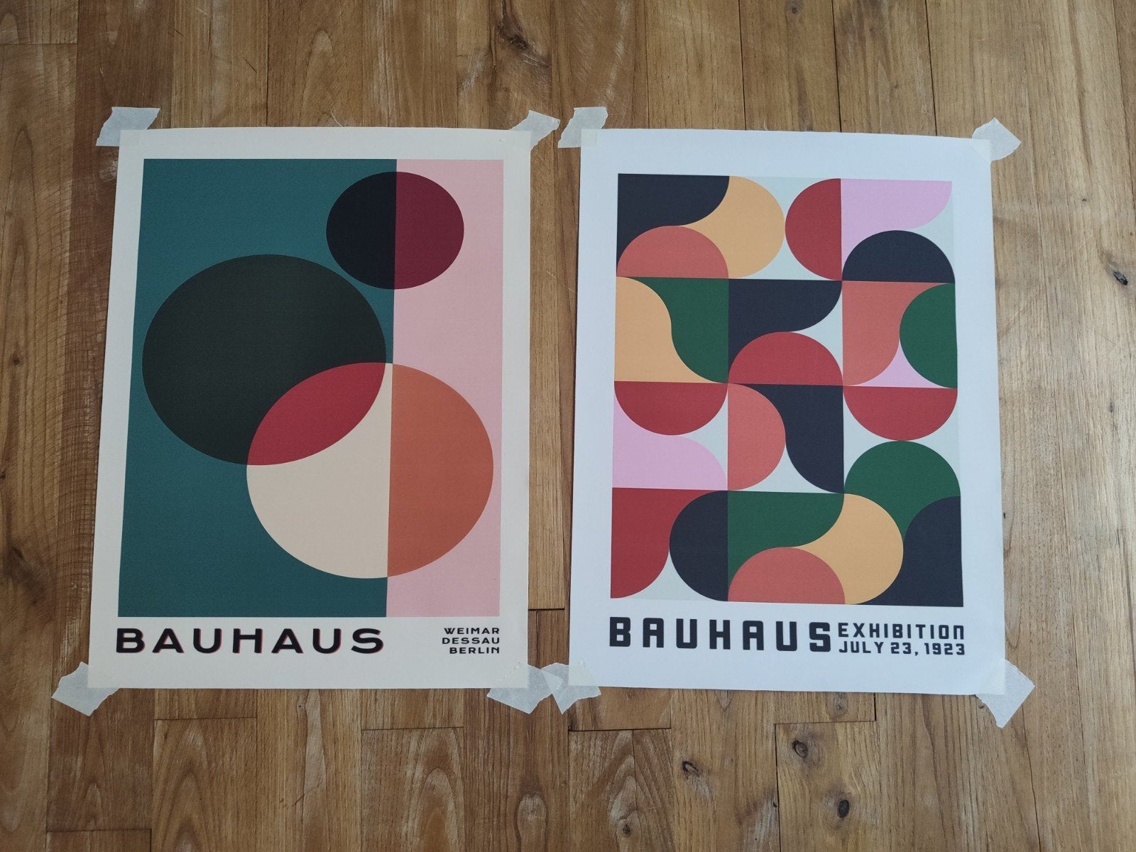 Bauhaus canvas posters 30x40cm, Verzamelen, Ophalen of Verzenden, A1 t/m A3