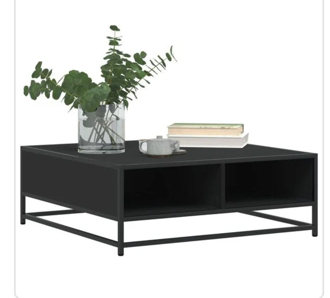 salontafel 80x80 zgan zwart, Ophalen, 50 tot 100 cm, Zo goed als nieuw, Minder dan 100 cm