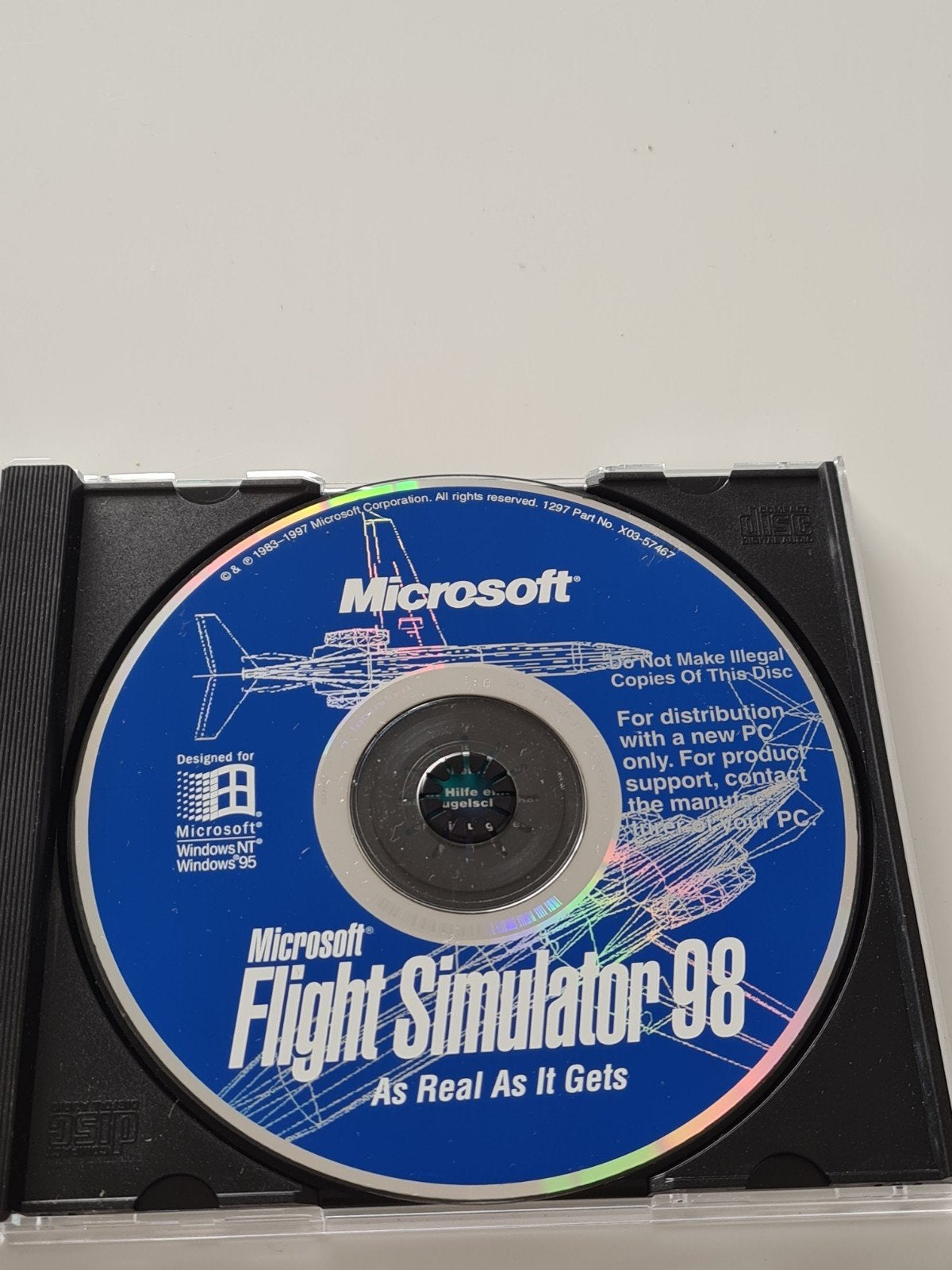 Microsoft Flight Simulator 98 PC Game, 1 speler, Ophalen of Verzenden, Simulatie, Vanaf 3 jaar