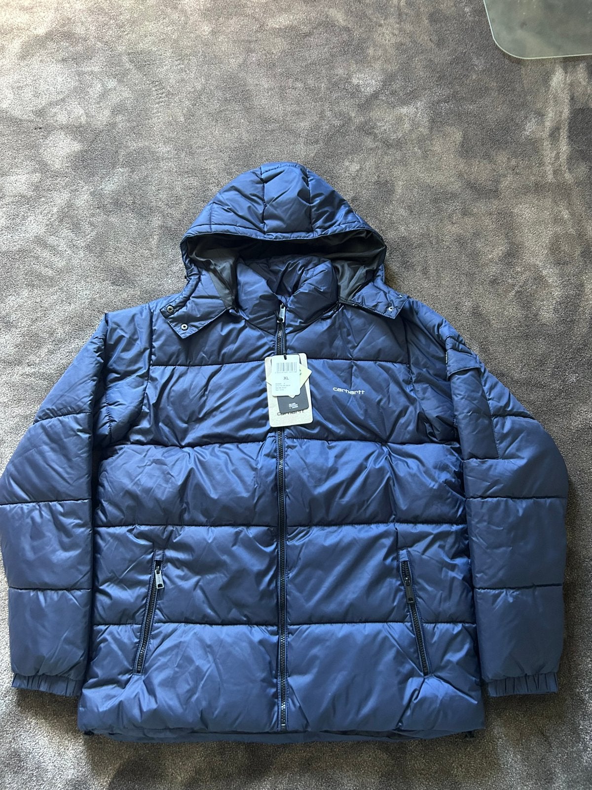 Carhartt WIP Danville Jacket XL – Nieuw met labels Navy/Blue, Ophalen of Verzenden, Zo goed als nieuw, Maat 56/58 (XL), Blauw
