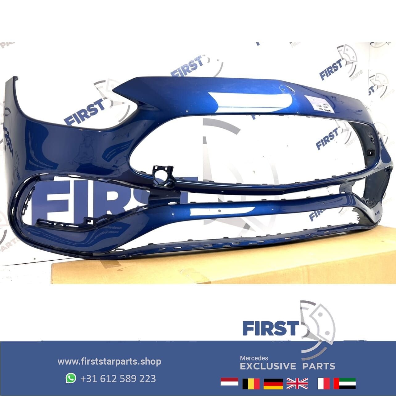 W206 C206 2022 AMG BUMPER origineel Mercedes C KLASSE 2021-2, Auto-onderdelen, Gebruikt, -, Voor, Ophalen of Verzenden