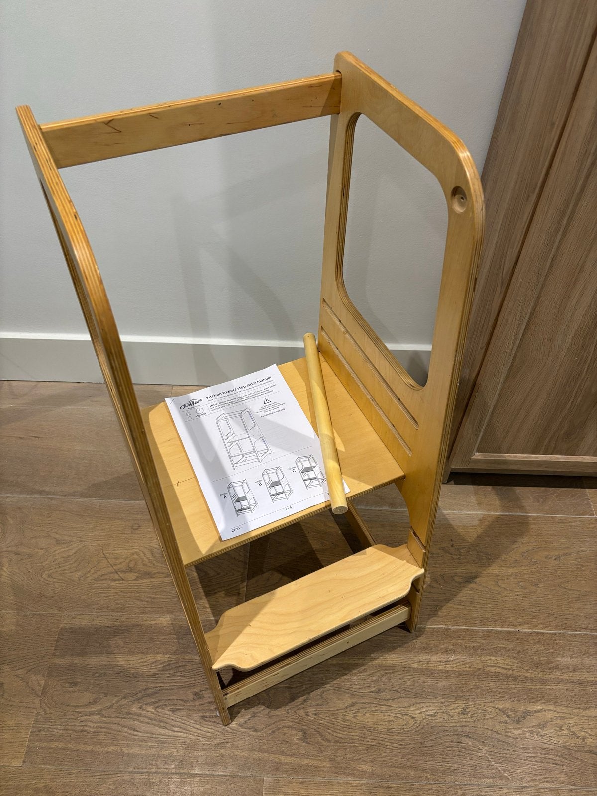 Montessori Keukentoren / Leertoren - Verstelbaar, Ophalen, Gebruikt