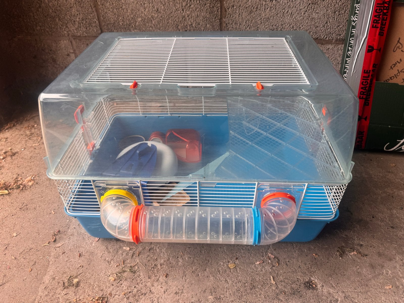 Hamsterkooi met toebehoren, Dieren en Toebehoren, Ophalen of Verzenden