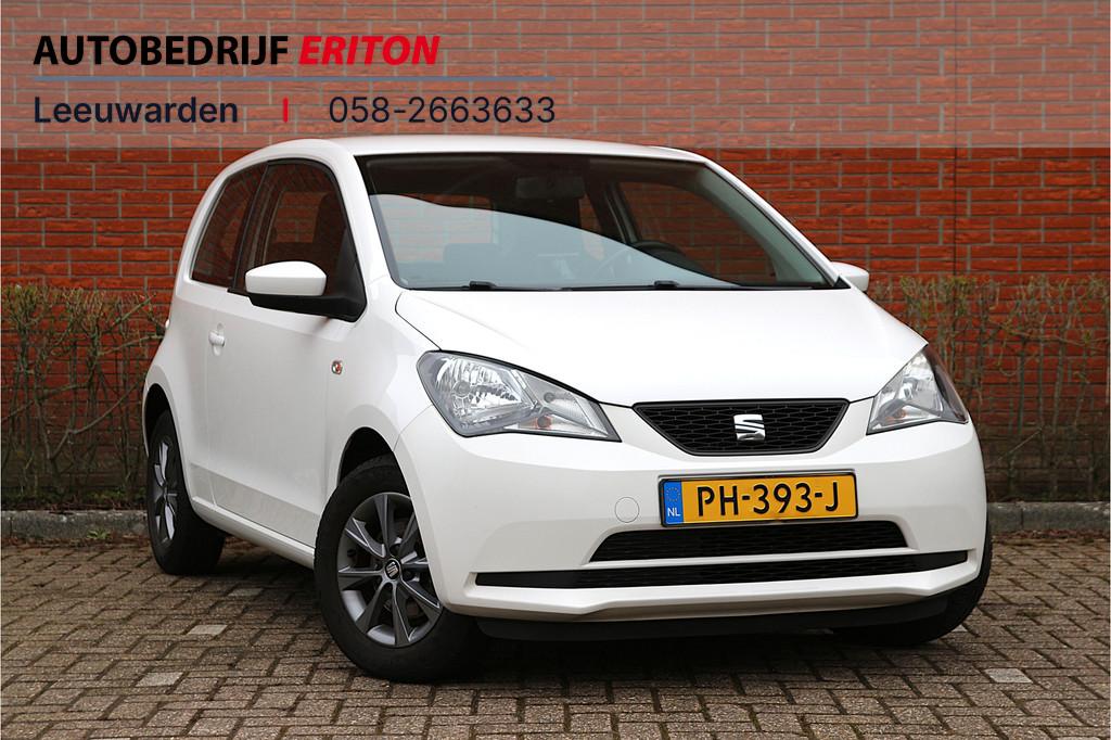 SEAT Mii 1.0 60pk Style | 5 deuren | Airco | Navigatie | Lic, Voorwielaandrijving, Euro 5, Stof, Gebruikt