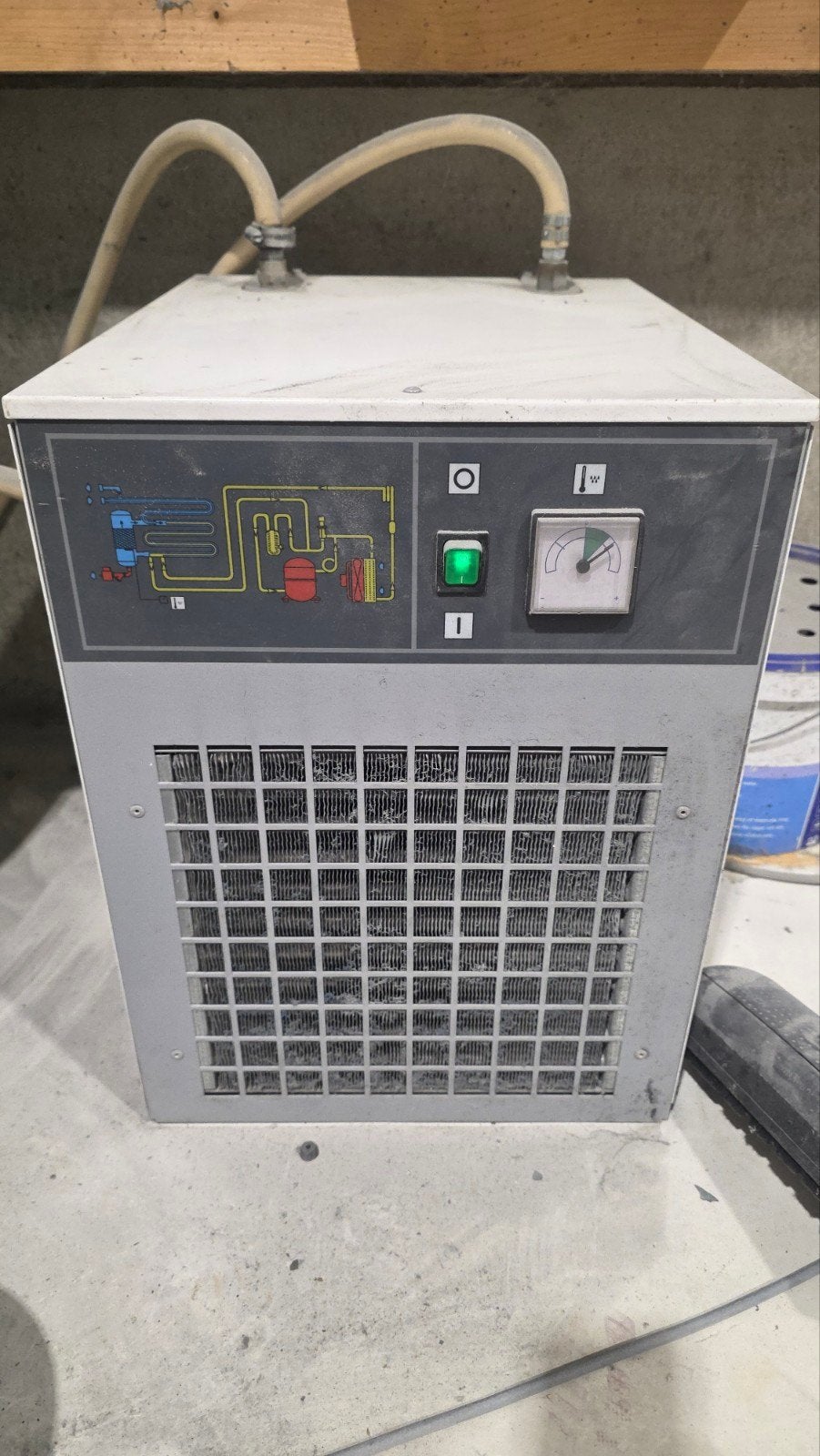 Concorde Compressoren CXD3/C Koeldroger met drukvat, Ophalen, Gebruikt, Minder dan 200 liter/min, 10 bar of meer