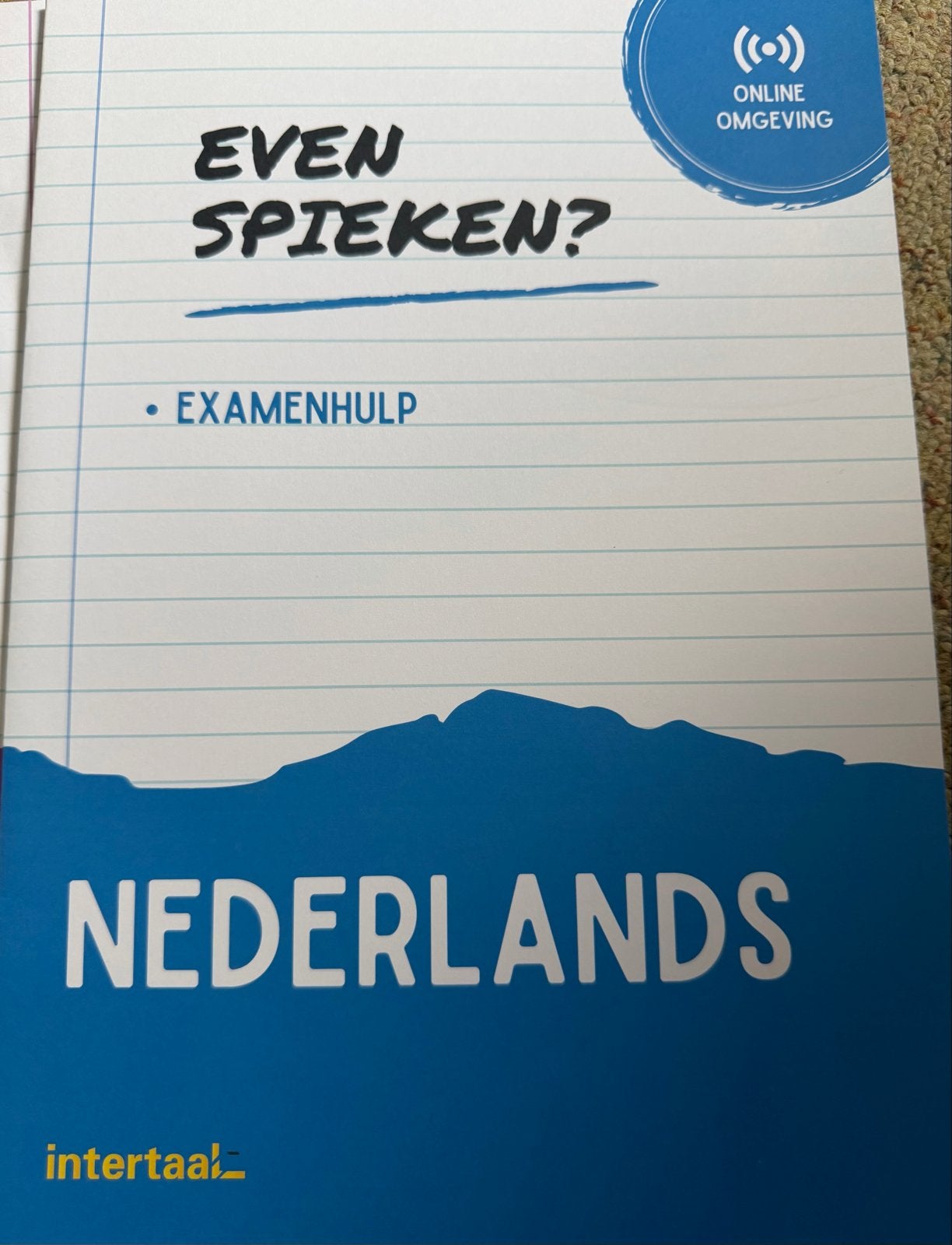 Even Spieken? Examenhulp Nederlands Intertaal, Ophalen of Verzenden, Nieuw, Overige niveaus, Nederlands