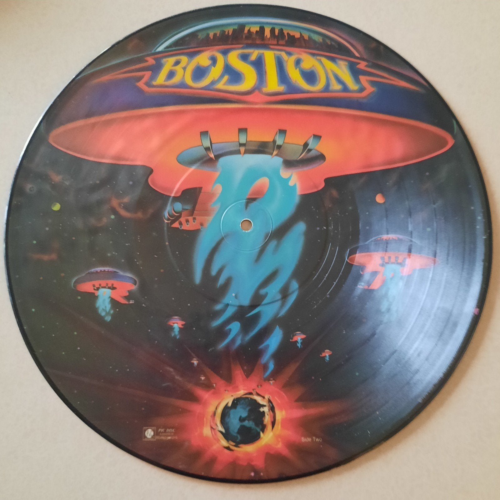 Boston Picture Disc Vinyl LP - Sci-Fi Cover Art, LP, Gebruikt, Ophalen of Verzenden, Picture disc