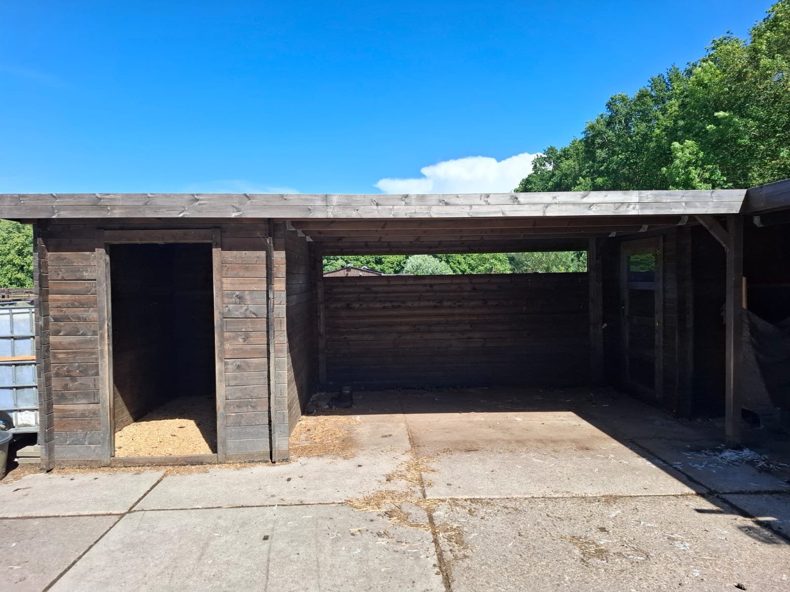 2x Kapschuur / Tuinhuis 590x300 cm – Zo goed als nieuw, Ophalen, Zo goed als nieuw