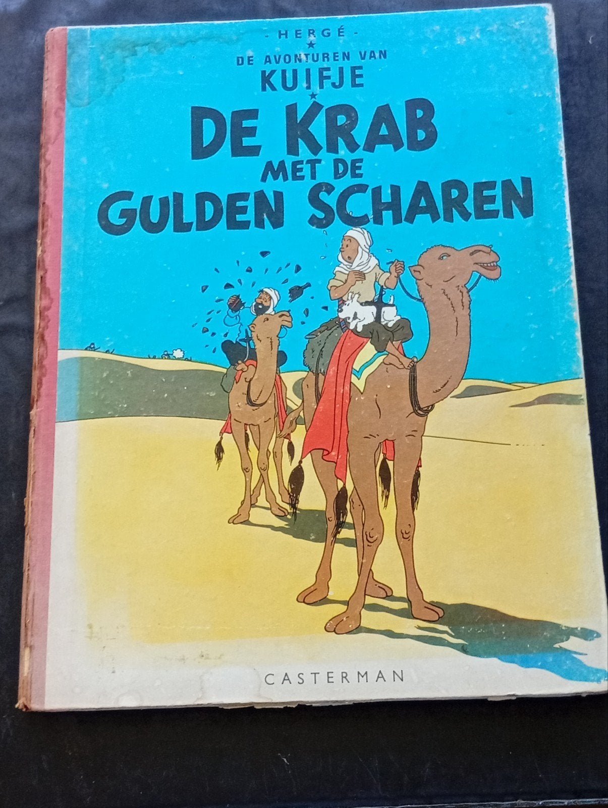 Kuifje: de Krab met de Gulden Scharen, complete HC uit 1957!, Boeken, Ophalen of Verzenden