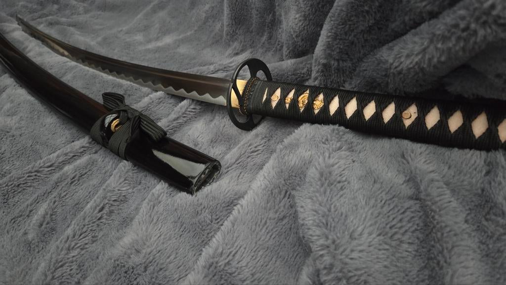 Scherp Japans Samurai Katana Zwaard - 100 cm Full Tang, Verzamelen, Militaria | Algemeen, Ophalen of Verzenden, Azië, Zwaard of Sabel