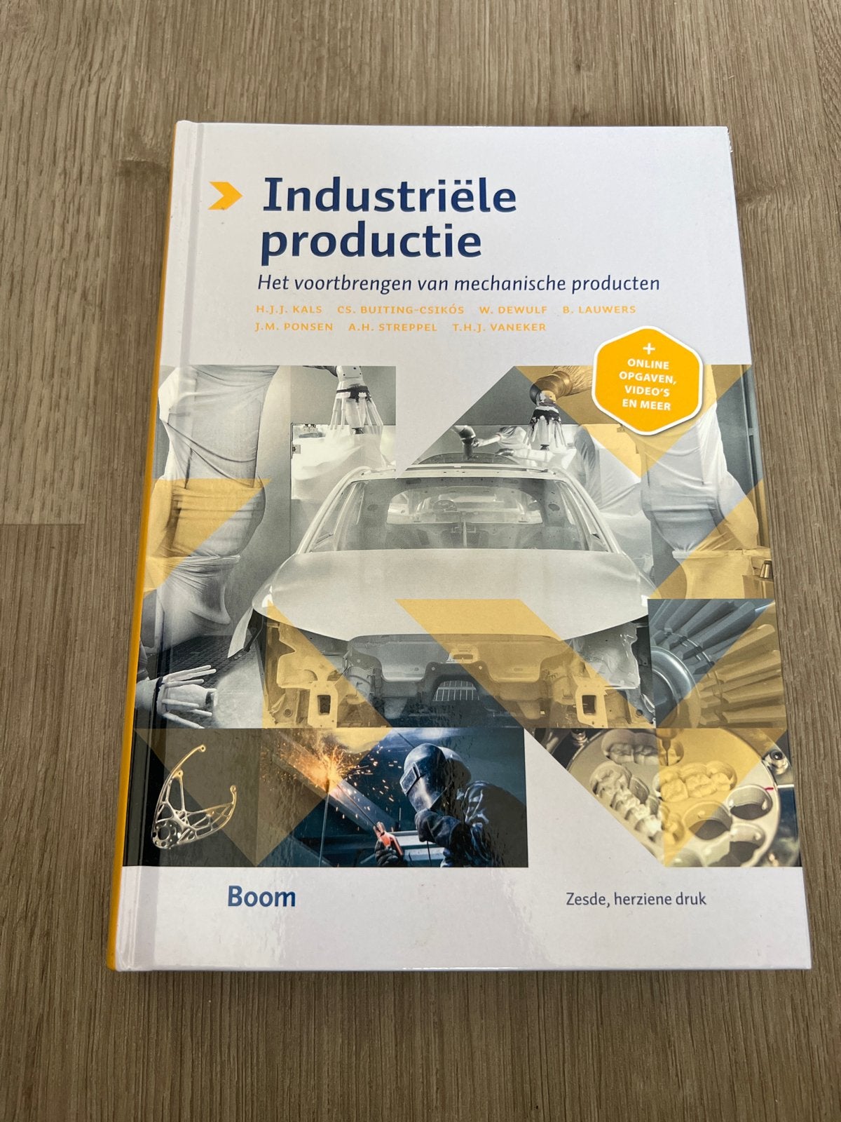 Industriële Productie - Het voortbrengen van mechanische pro, Boeken, Ophalen of Verzenden, Zo goed als nieuw, Werktuigbouwkunde