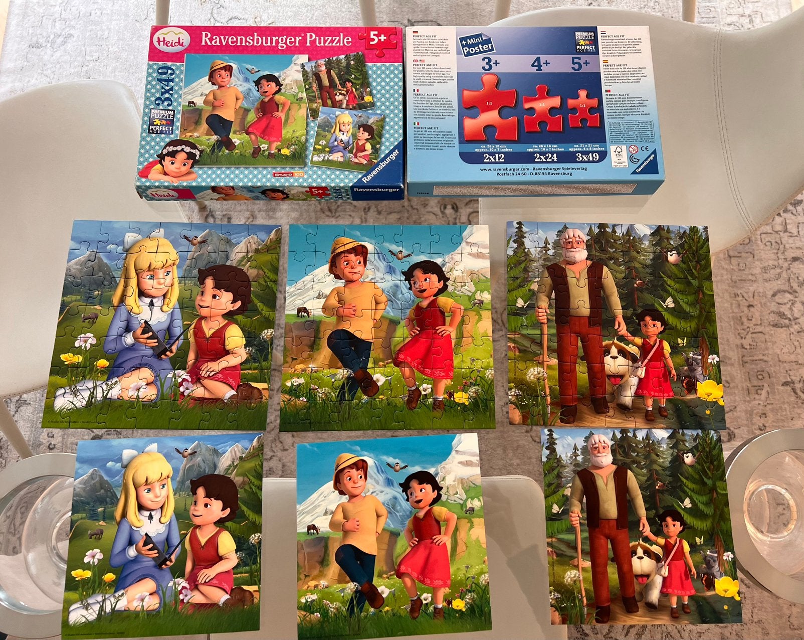 Puzzle 5+, Ophalen, Meer dan 50 stukjes, Zo goed als nieuw, 6 jaar of ouder