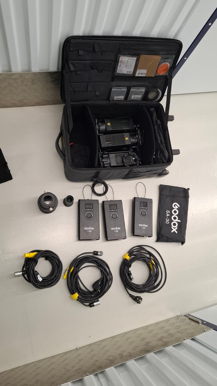 Godox S60 LED-set met tas en accessoires, Ophalen, Zo goed als nieuw, Video