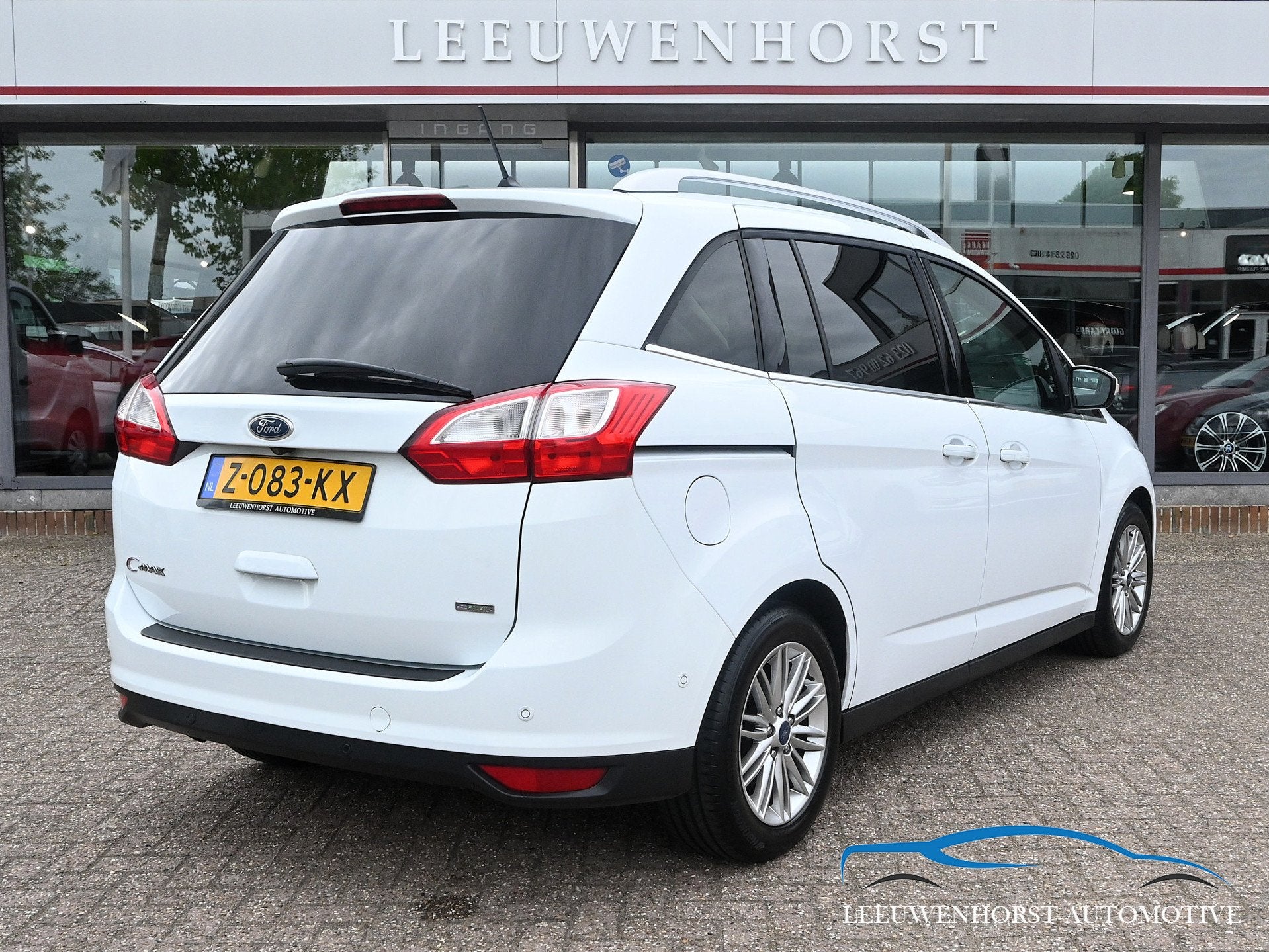 Ford Grand C-Max 1.0 Titanium 7persoons, clima, cruise, LED,, Auto's, Ford, Voorwielaandrijving, Stof, Gebruikt, Euro 6