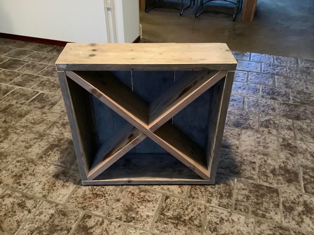 Te koop wijnrek, Ophalen of Verzenden, Gebruikt, Minder dan 50 cm