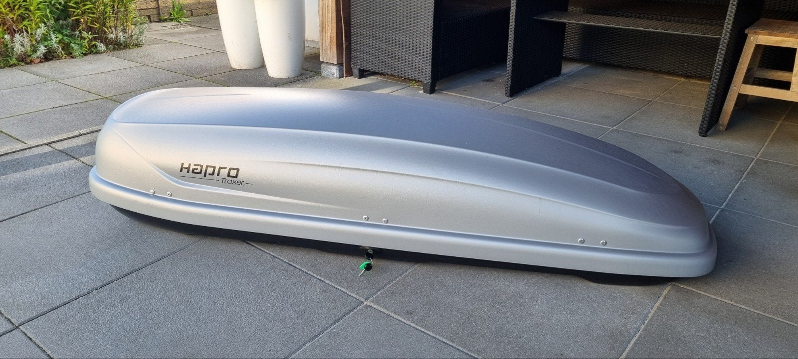 Hapro Traxer 6.2 PF dakkoffer 320 Liter, Auto diversen, Ophalen, Gebruikt