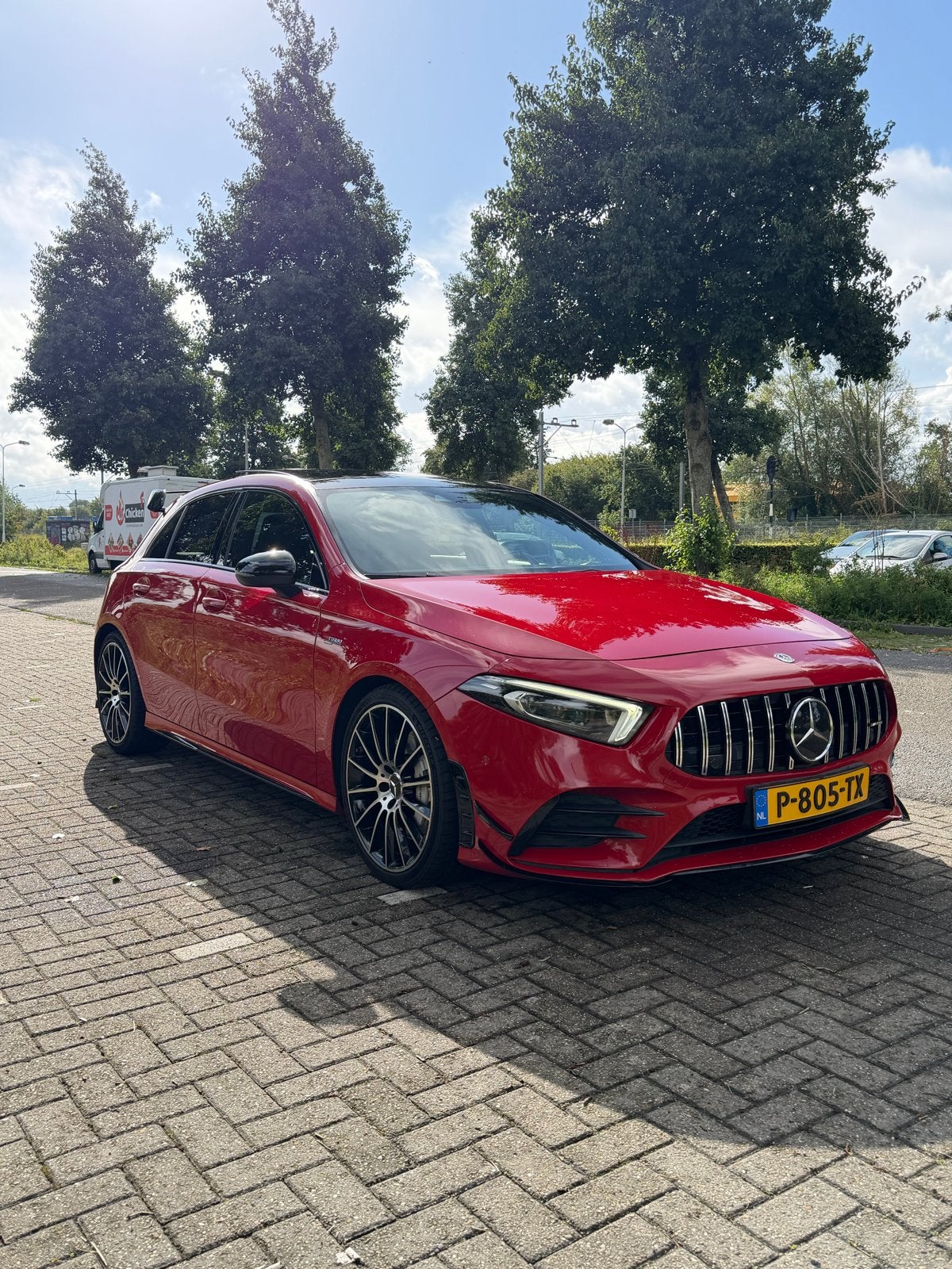Mercedes-Benz A-Klasse A 35 AMG 4Matic 350pk AMG Speedshift, Automaat, Zwart, 4 cilinders, 2000 kg