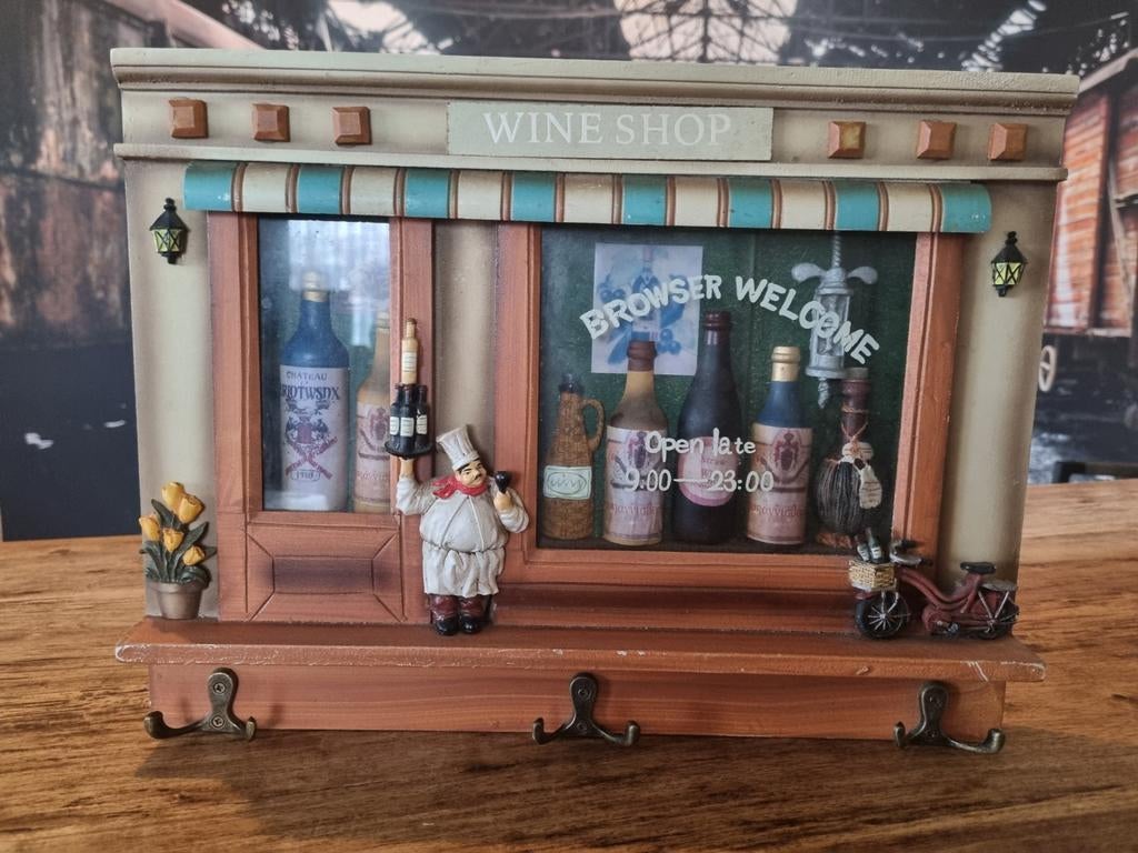 Sleutelrekje / kapstok Decoratief & Praktisch, Gebruikt, Meerkleurig, Ophalen of Verzenden, Vintage