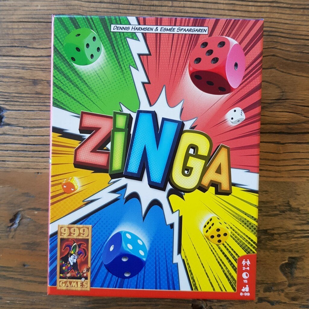 Zinga , dobbelspel, nieuwstaat, Ophalen of Verzenden, Zo goed als nieuw