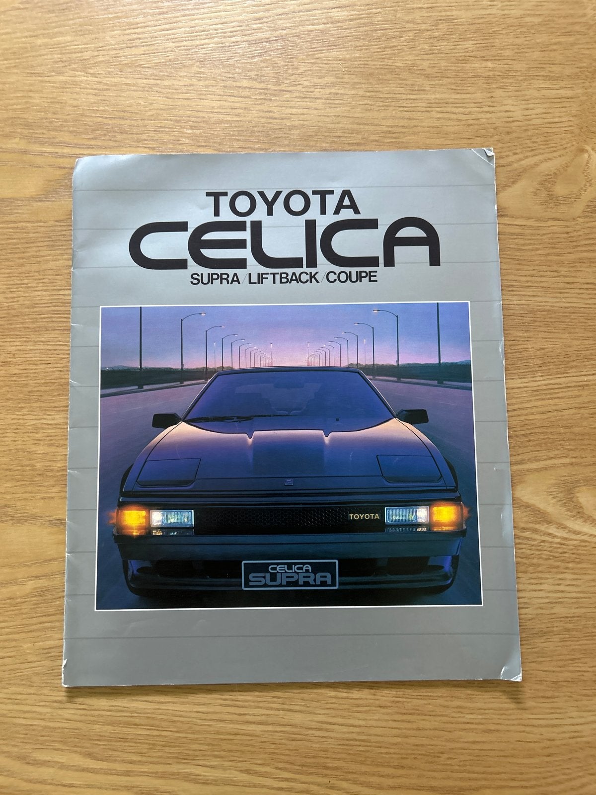 Toyota Celica Supra Liftback Coupe brochure, Ophalen of Verzenden, Zo goed als nieuw, Toyota
