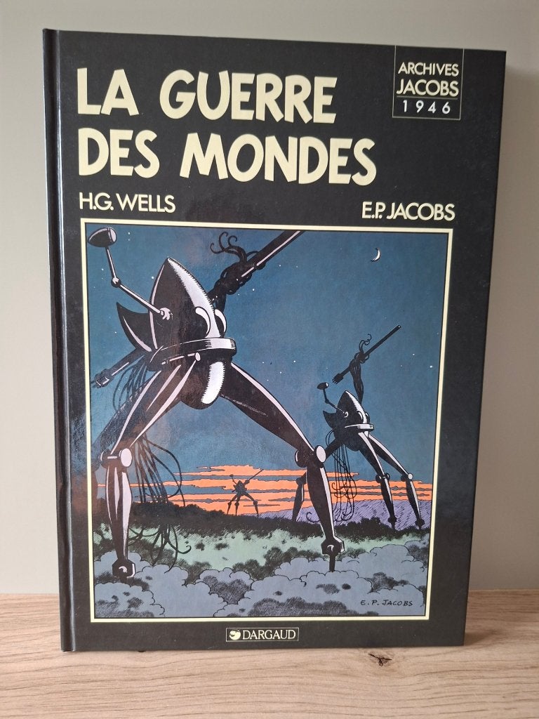 La guerre des Mondes (Wells/Jacobs), Edgar P. Jacobs, Eén stripboek, Ophalen of Verzenden, Zo goed als nieuw