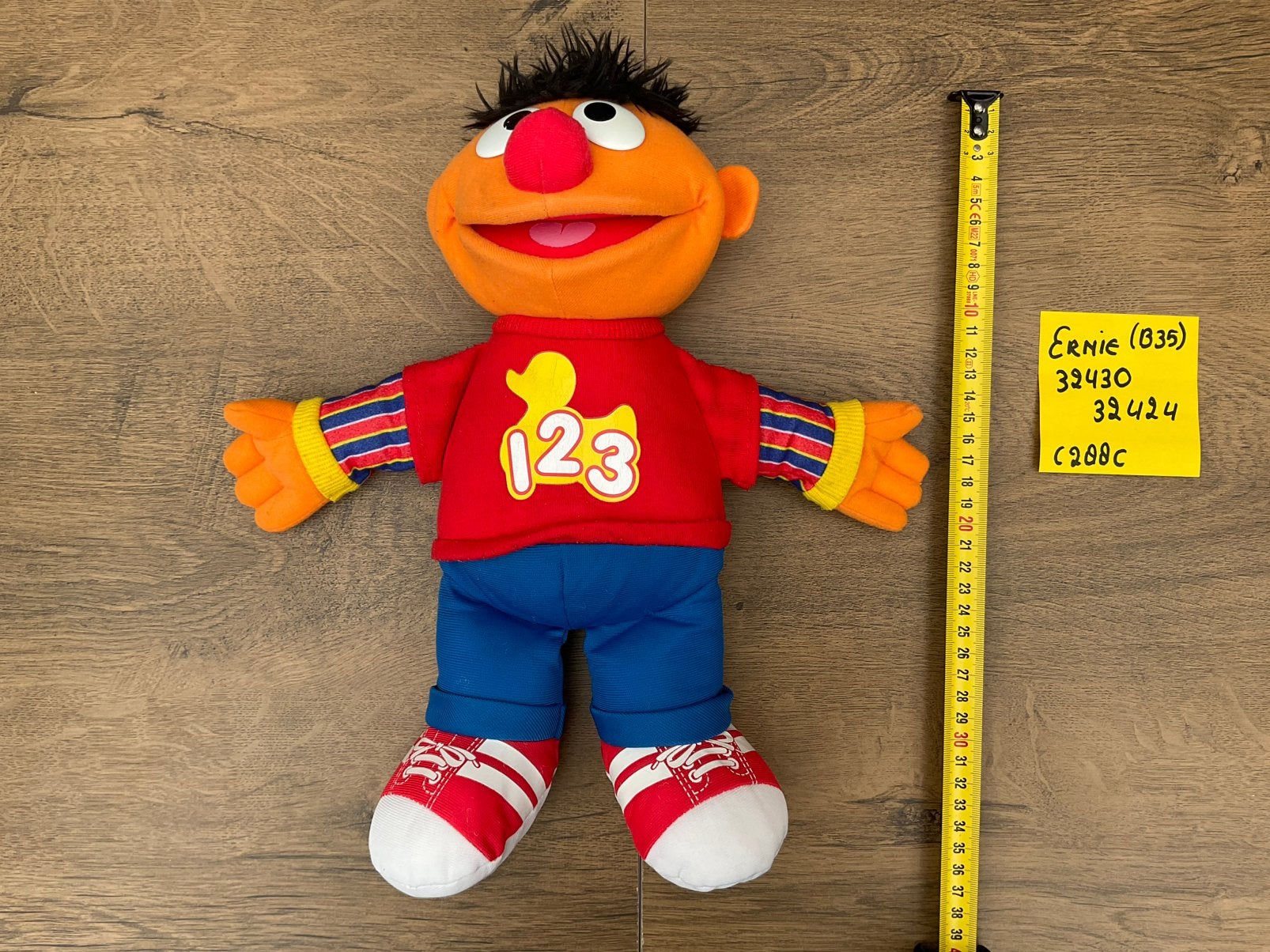 Gebruikte, niet kapot, en werkende Sesamstraat Ernie Engels, Ophalen, Zo goed als nieuw, Beeldje of Figuurtje