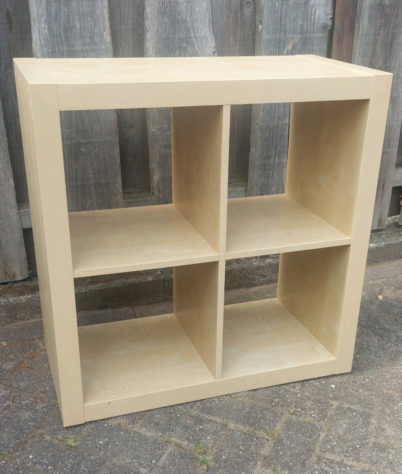 Ikea kalax, vakkenkast. Als nieuw, berkenfineer. 79x79x39 cm, Huis en Inrichting, Kasten | Boekenkasten, Ophalen, Met plank(en)