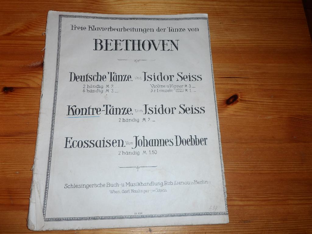Beethoven - kontre tanze - deutsche tanze, Gebruikt, Klassiek, Ophalen of Verzenden, Artiest of Componist
