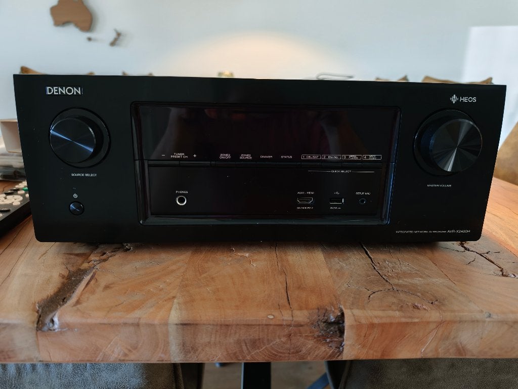 Denon AVR-X2400H AV Receiver, Ophalen, Denon, Zo goed als nieuw, 120 watt of meer