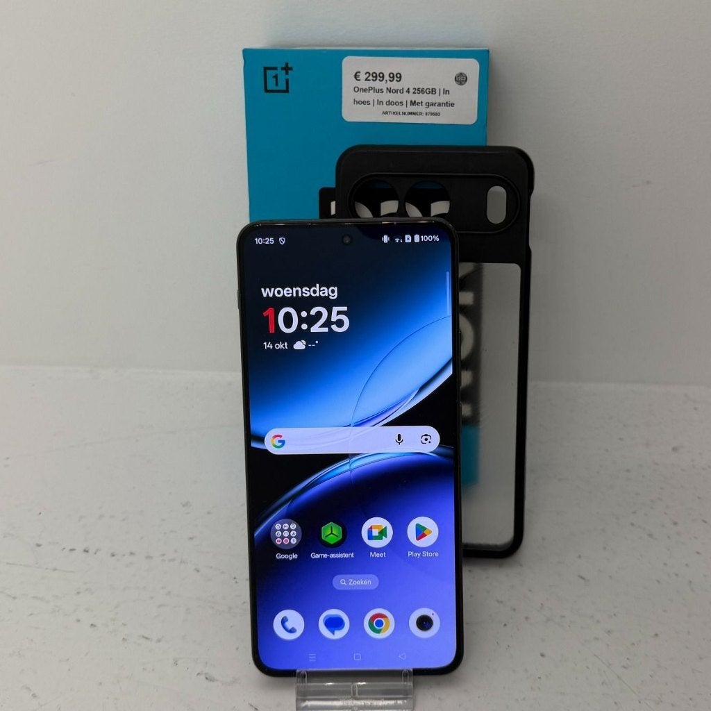 OnePlus Nord 4 256GB | In hoes | In doos | Met garantie, Overige modellen, Dordrecht@usedproducts.nl, Toulonselaan 72, Ophalen of Verzenden