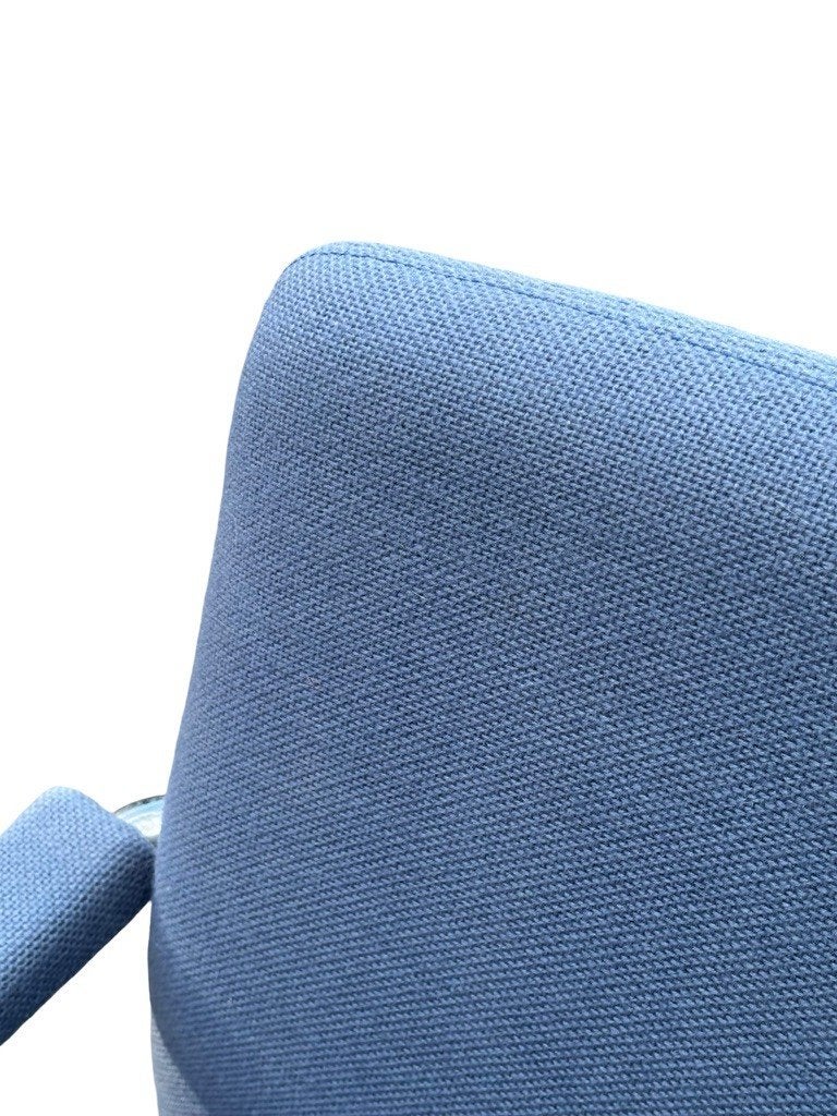 Vintage Bureaustoel werkstoel Sitag jaren 80 design, Ophalen, Gebruikt, Blauw, Bureaustoel