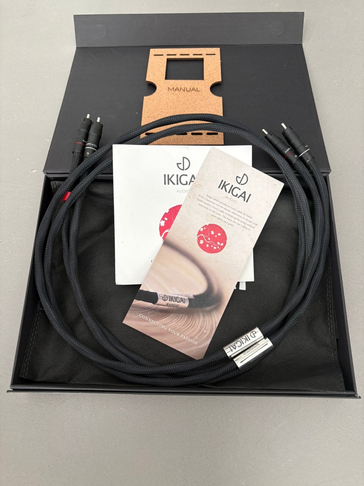 IKIGAI Audio SUGURE RCA - 1.5m, Ophalen of Verzenden, Zo goed als nieuw, Minder dan 2 meter, Interlink-kabel
