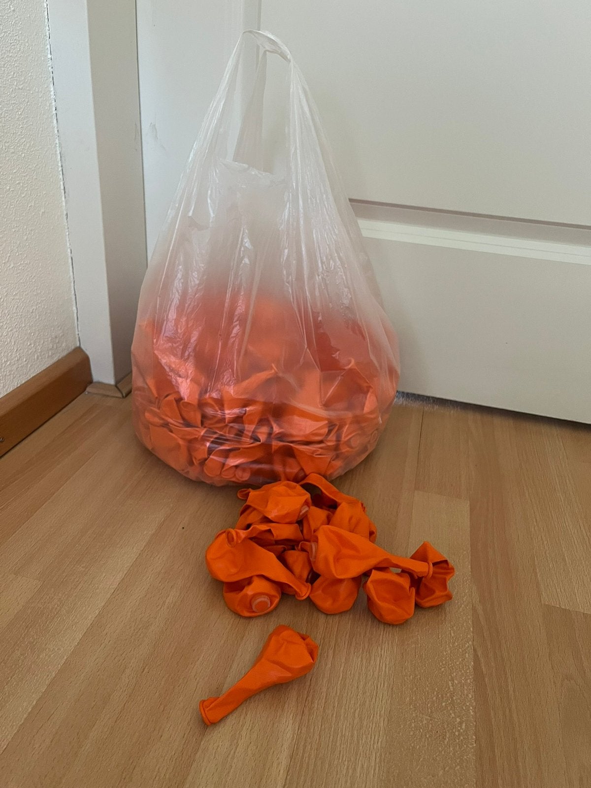 280 oranje wk ballonnen met led licht, Ophalen, Nieuw, Versiering, Oranje of Koningsdag