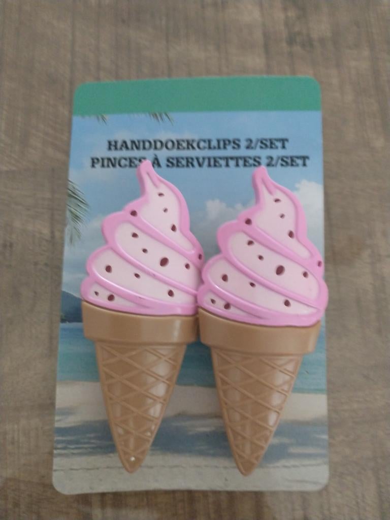 Handdoekclips. Nieuw in verpakking, Ophalen of Verzenden, Nieuw