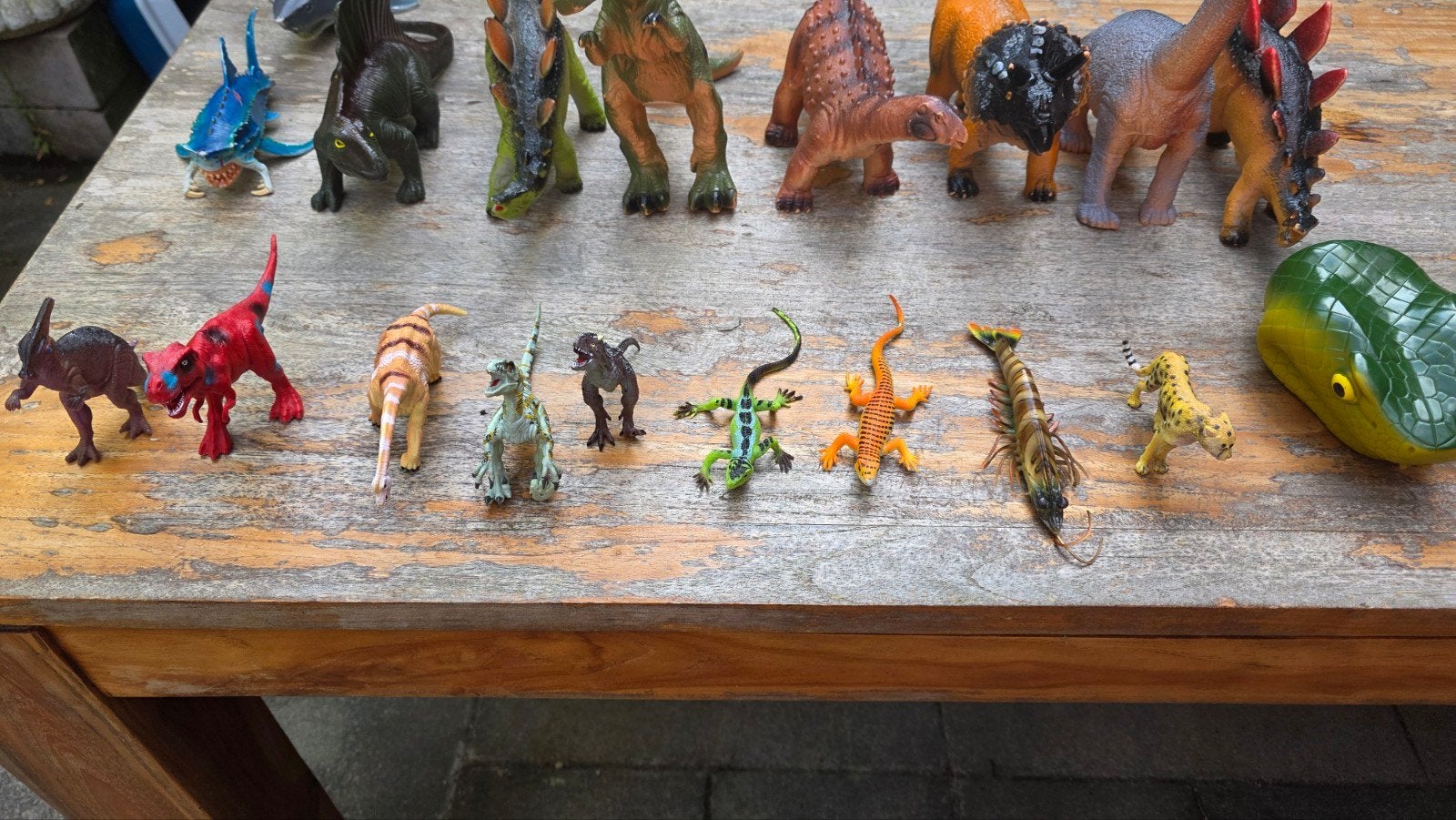 DINOSAURIËRS DIVERS, Ophalen of Verzenden, Gebruikt, Overige soorten, Beeldje of Figuurtje