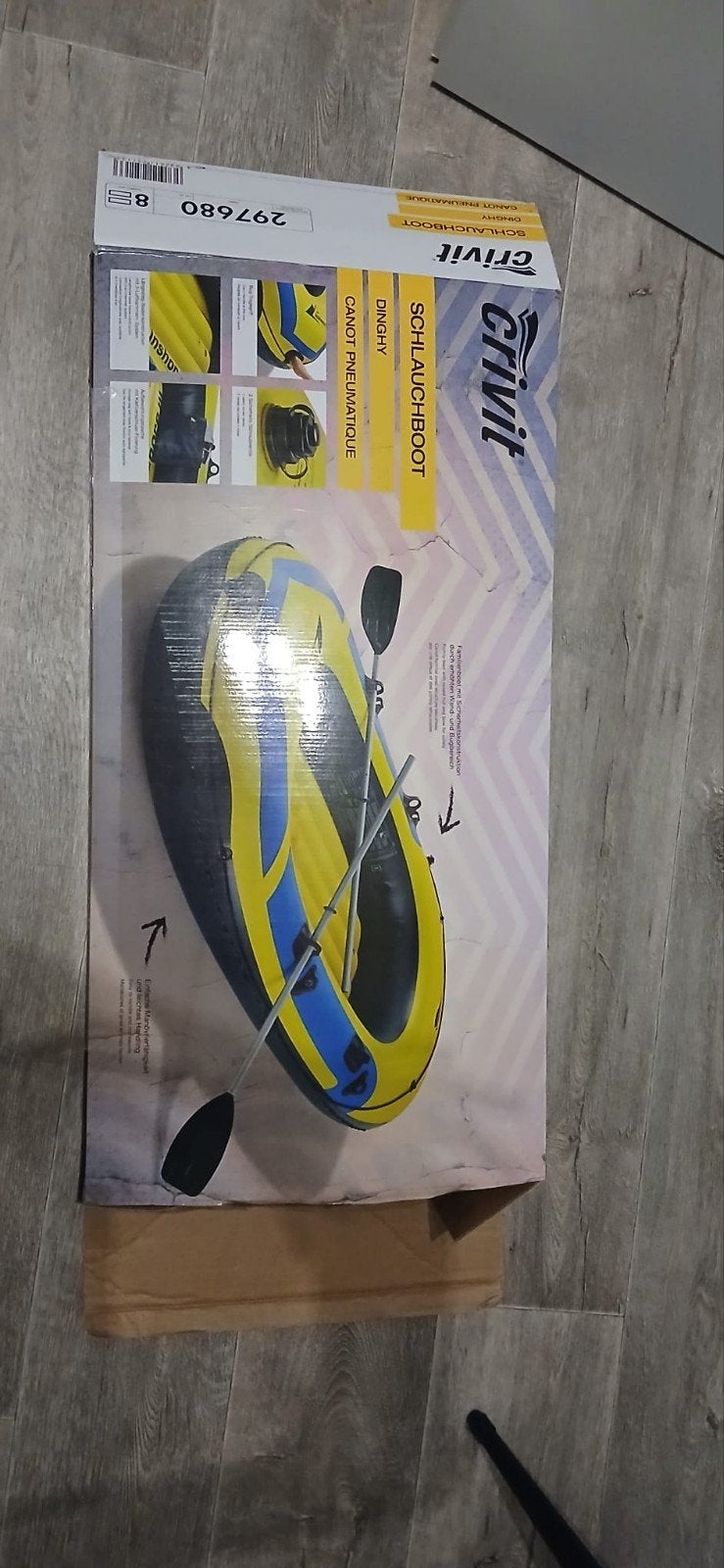 Opblaasbare rubberboot, Ophalen of Verzenden