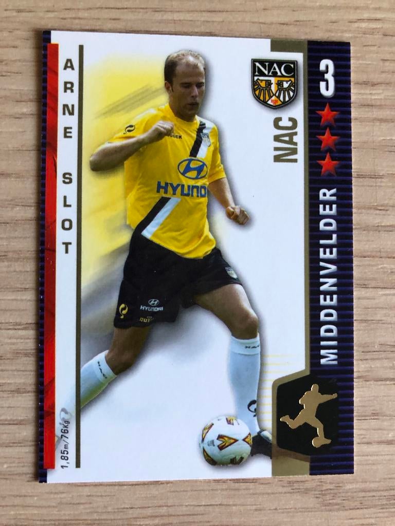 All Stars 2004-2005 Arne Slot NAC Breda, Ophalen of Verzenden, Zo goed als nieuw, NAC Breda, Spelerskaart