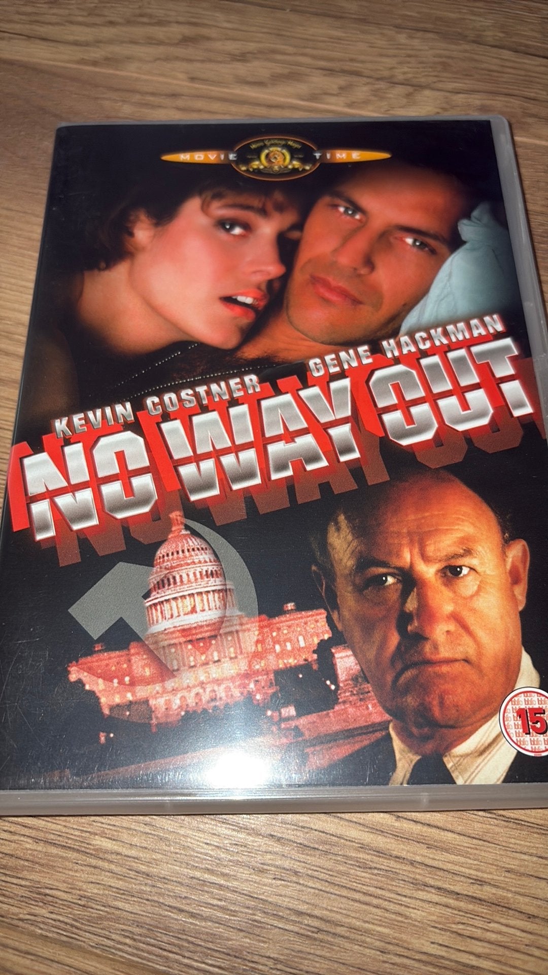 No Way Out met Kevin Costner en Gene Hackman., Vanaf 16 jaar, Ophalen of Verzenden, Zo goed als nieuw, Actiethriller