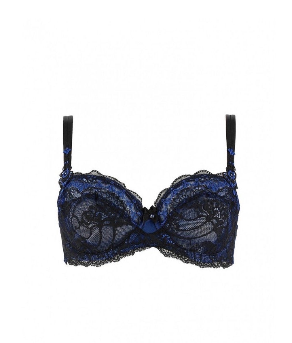 Lise Charmel Swarovski BH 70D - Luxe Kant & Kristallen, Ophalen of Verzenden, Blauw, BH