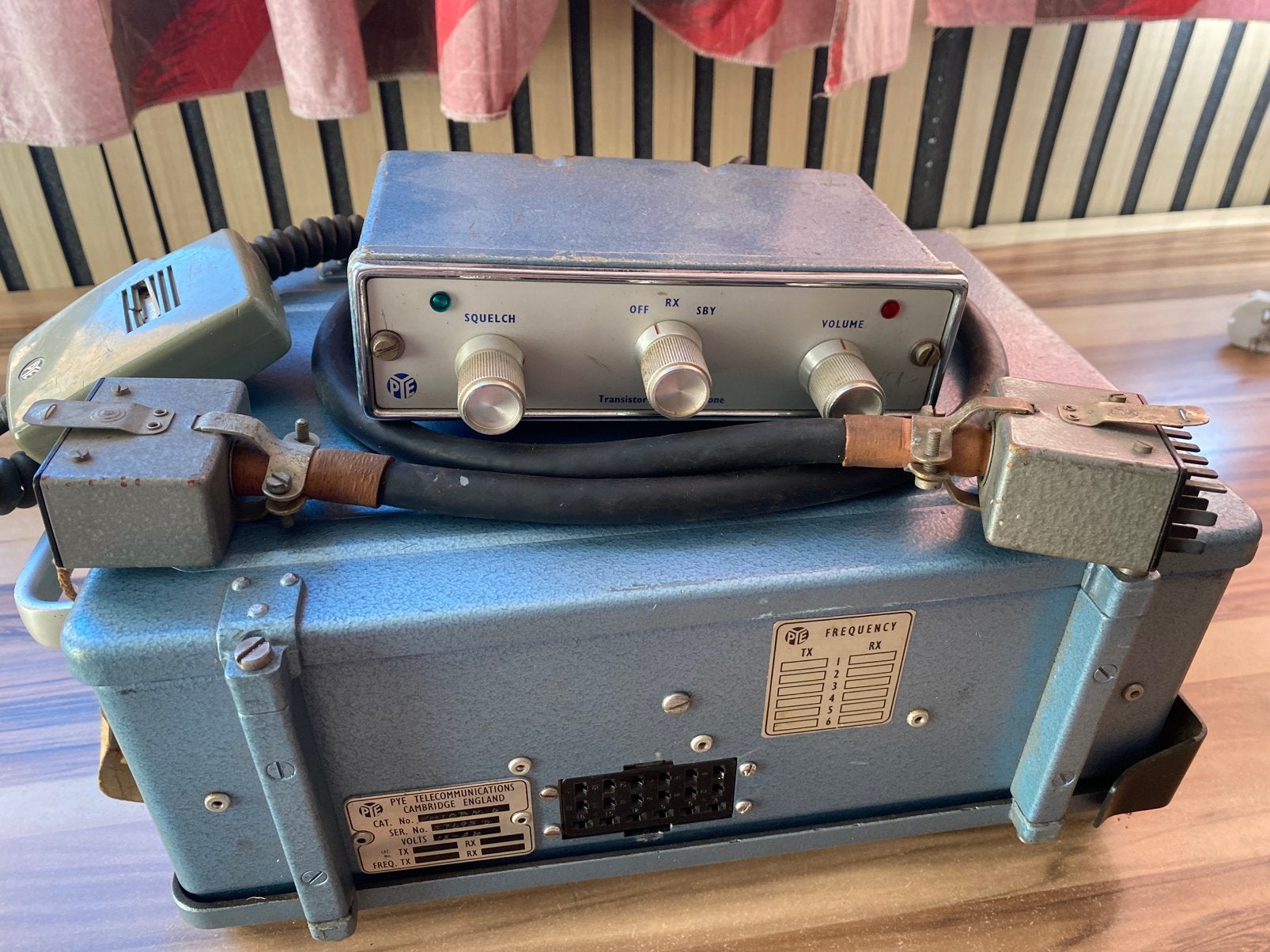 Oude Pye mobilofoon/ Marifoon, Telecommunicatie, Ophalen of Verzenden, Gebruikt, Zender en Ontvanger