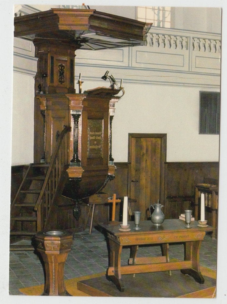 Veenhuizen Herv. Geref. Koepel Kerk m. Stempel Kerk 1982, Verzenden, 1980 tot heden, Ongelopen, Drenthe