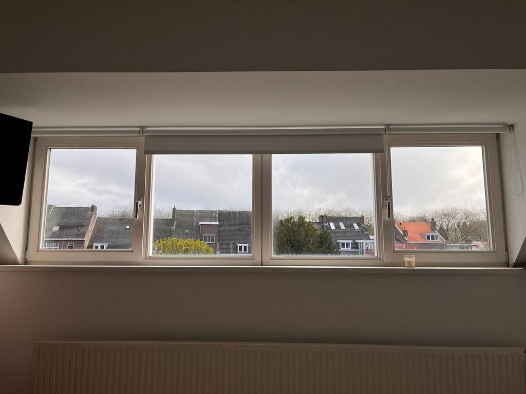 Blackout gordijnen ,, Ophalen, Wit, Zo goed als nieuw, 200 cm of meer