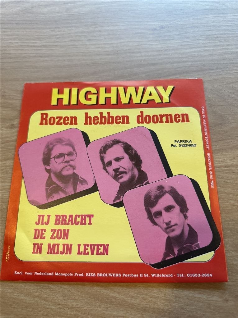 Highway - Rozen hebben doornen, Ophalen of Verzenden, Zo goed als nieuw, Nederlandstalig