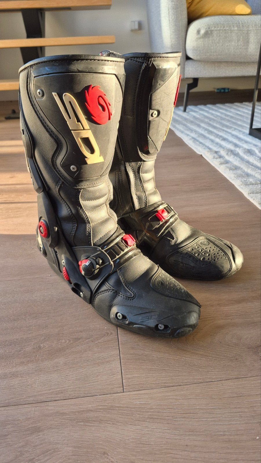 Sidi motorlaarzen maat 45 - valt klein, Ophalen, Heren, Laarzen, Tweedehands