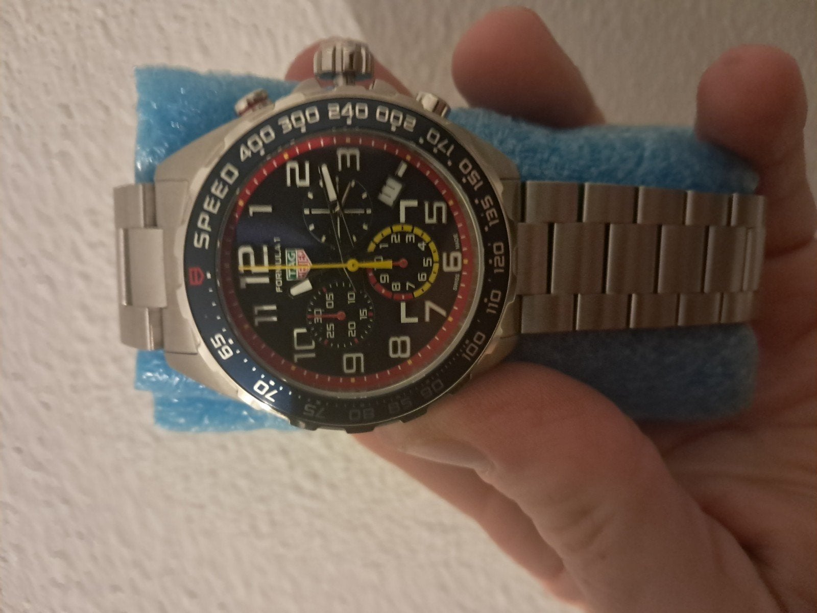 TAG Heuer Formula 1 Chronograaf Herenhorloge, Ophalen, Staal, Staal, Polshorloge