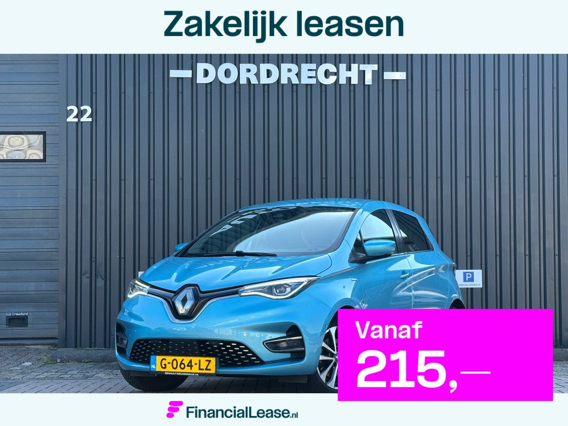 Renault ZOE R135 Edition One 52 kWh *KOOPACCU* | BOSE|CAMERA, 136 pk, Gebruikt, Zwart, Blauw