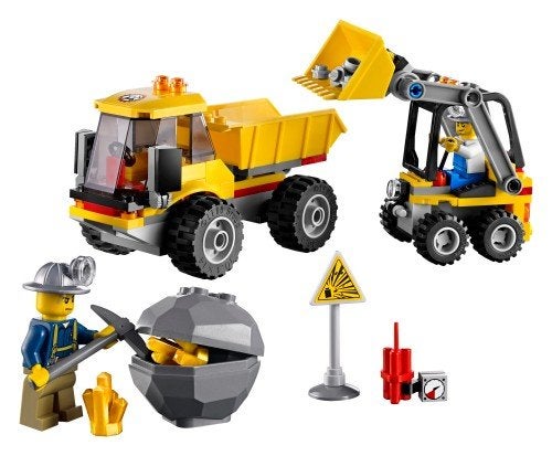 Lego City Gele Kiepwagen Met Laadschop - (4201), Ophalen of Verzenden, Zo goed als nieuw
